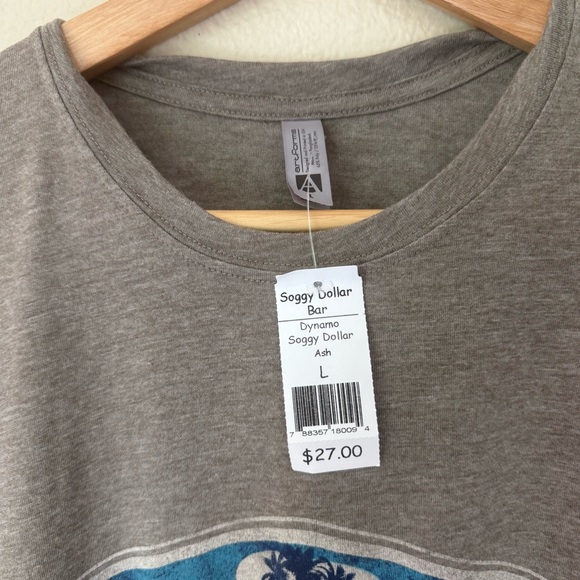 ❇️SOGGY DOLLAR BAR Gray T-Shirt 2 for $22❇️ - Picture 2 of 3